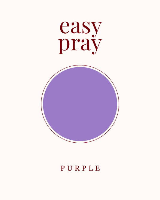 Portable Prayer Garb — Purple