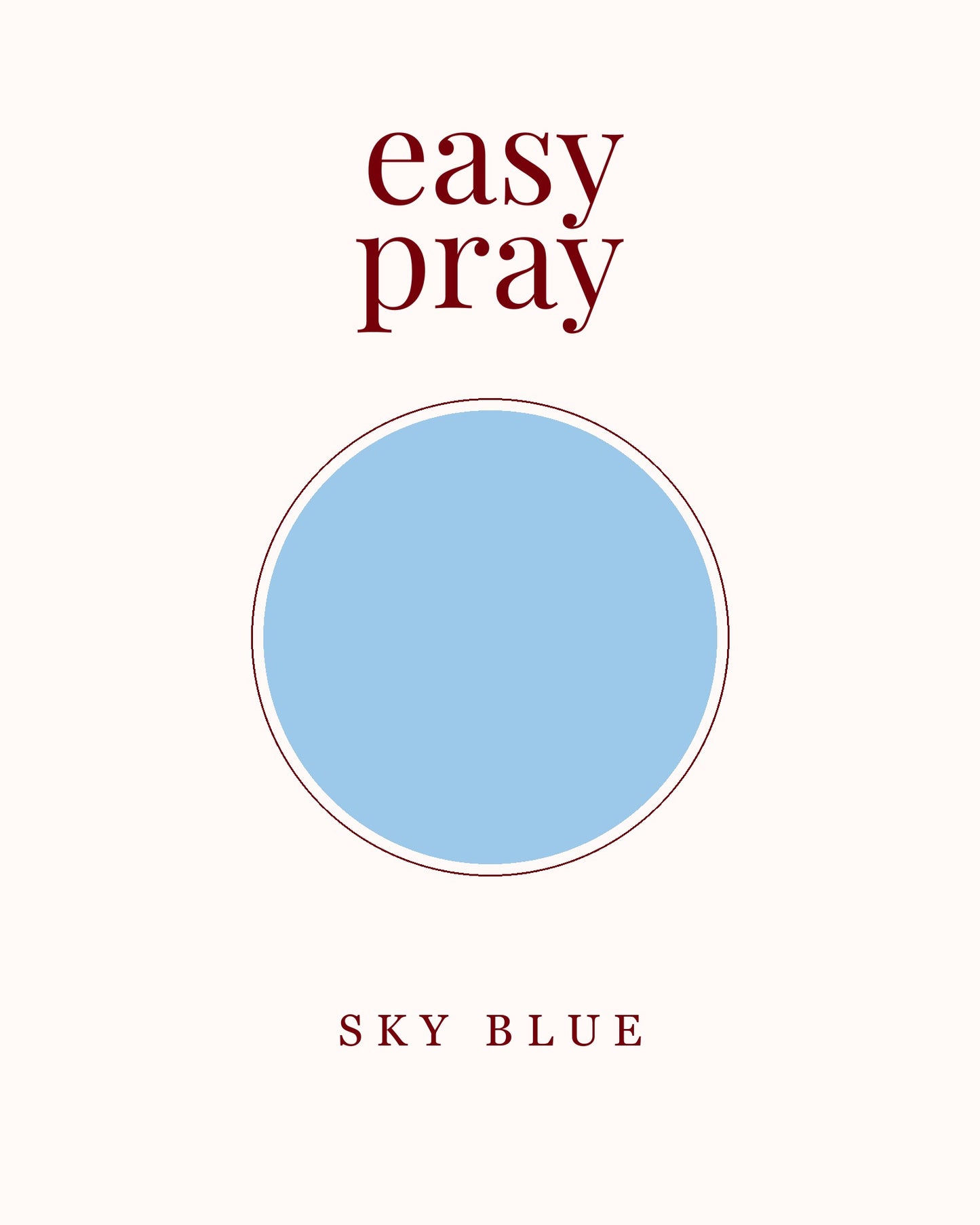 Portable Prayer Garb — Sky Blue