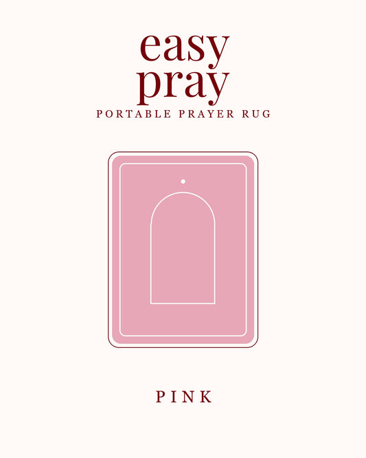 Portable Prayer Rug - Pink