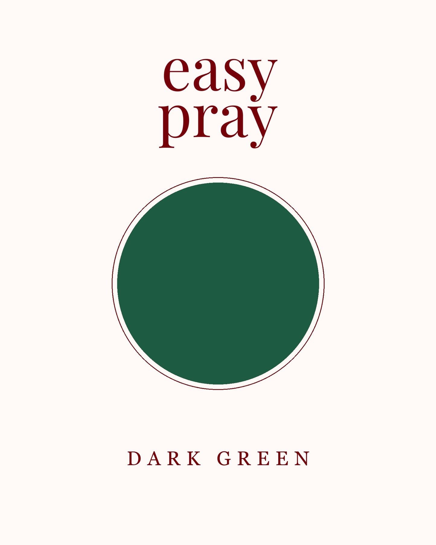 Portable Prayer Garb — Dark Green