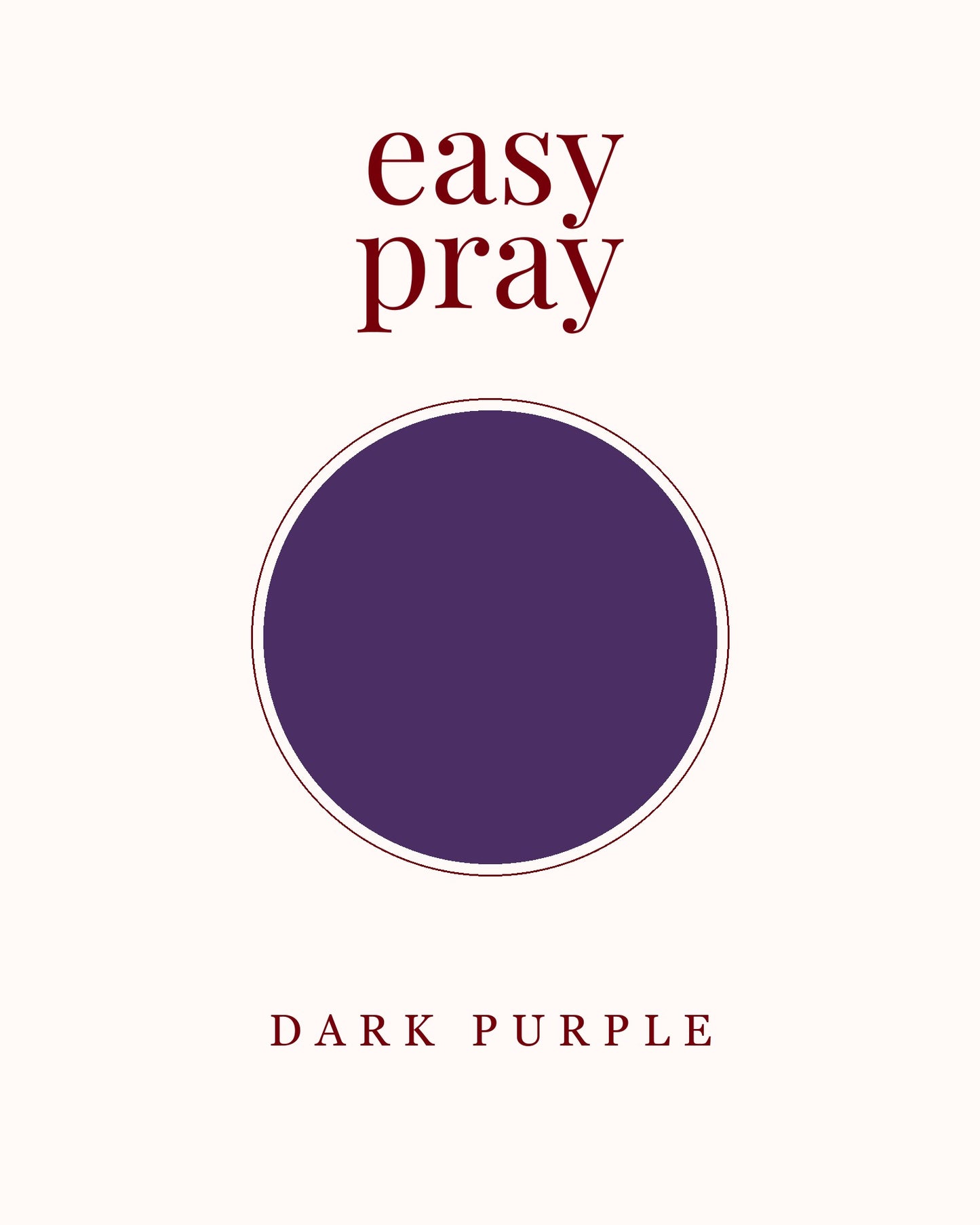 Portable Prayer Garb — Dark Purple