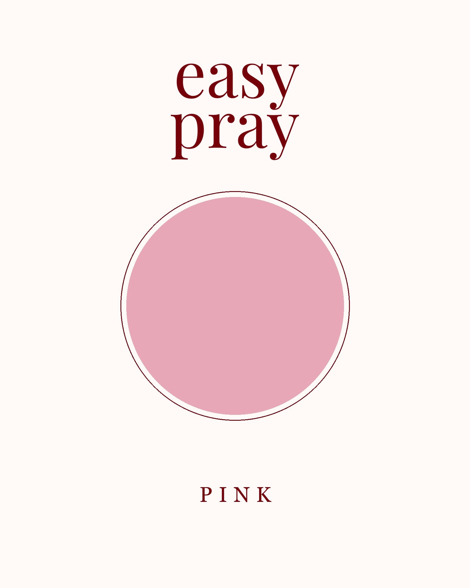 Portable Prayer Garb — Pink
