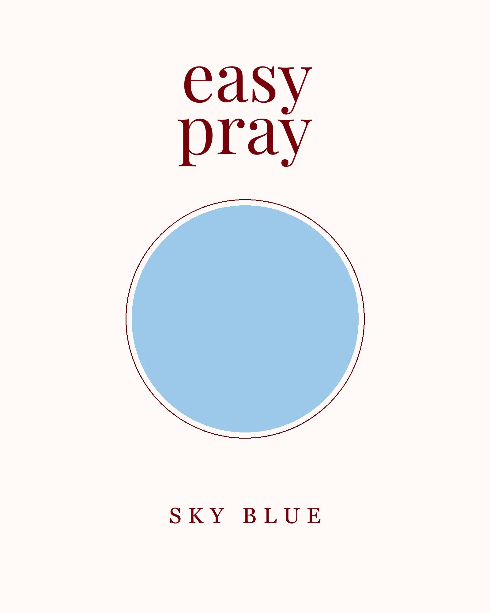 Portable Prayer Garb — Sky Blue