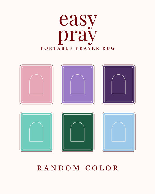 Portable Prayer Rug - random color surprise